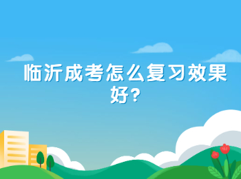 临沂成考怎么复习效果好?